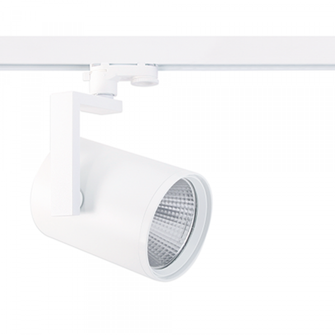 25.5W 4000K LED 3CCT TRK LT MATTE WHITE 3400LM CRI 90+