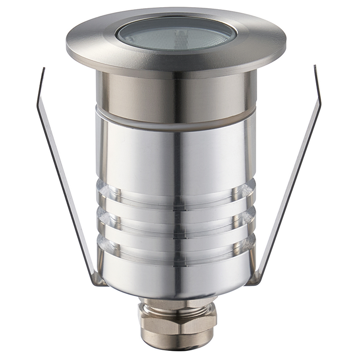 3W SS LED INGROUND UPLIGHT 24V 3K IP65 1,5M CABLE