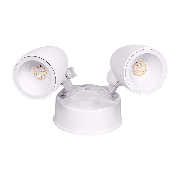 TWIN 2 x10W SECURITY SPOT LT 3CCT WHITE - NO SENSOR