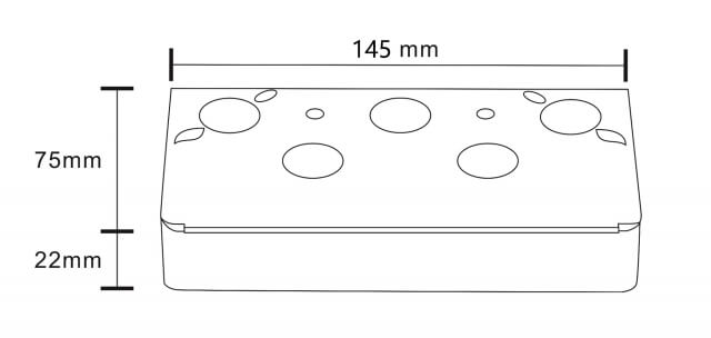 176mm Ledge Light Replacement LED Module with/without Mounting Plate