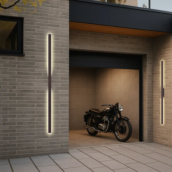 EBIZA: 3CCT IP65 LED Exterior Wall Light (Available in Black & Rust | 100cm & 180cm)