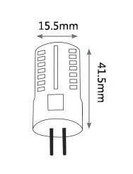 3.5w 230 Lumen Bi Pin G4 LED Globe (Available in 2700K & 3000K)