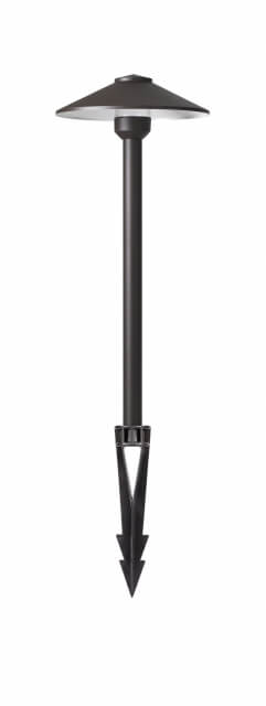 Die Cast Aluminum Pathway Light with 200mm Shade (Available in Black & Brown,2700K & 3000K)