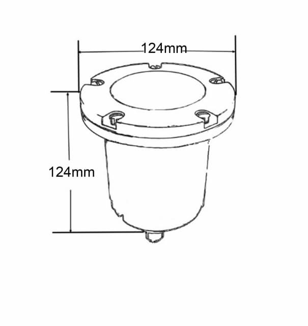 Cast Brass Clear Cover In-Ground Light (Available in 2700K & 3000K)