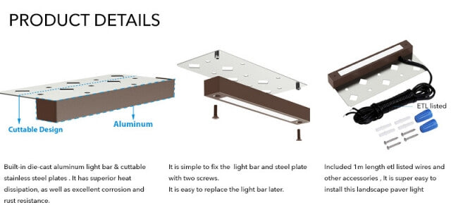 162.5mm 5CCT Outdoor LED Step/Ledge Light