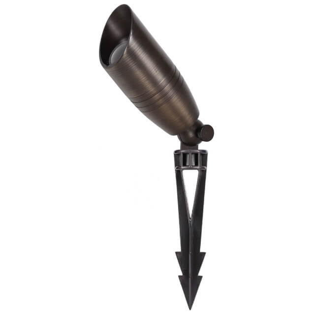 Pro Light Club Heavy Duty Cast Brass Directional Spike Light (Available in 2700K & 3000K)