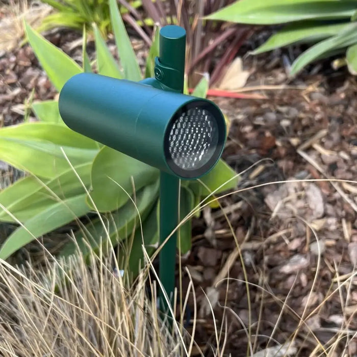 FLANK: 24V Exterior LED Garden Spike Light (Available in Rust, Green & Black)