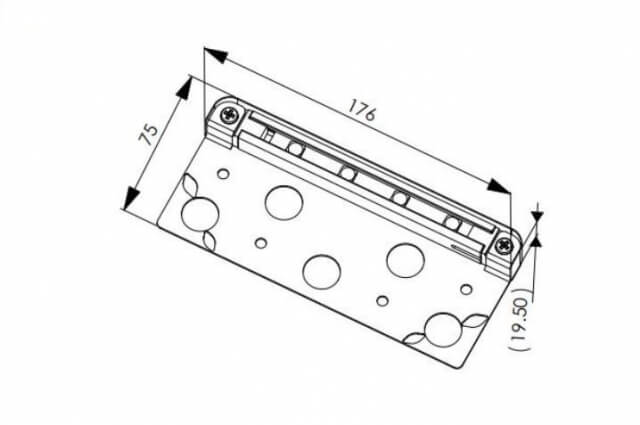 176mm 2700K IP54 LED Integrated Ledge/Step Light