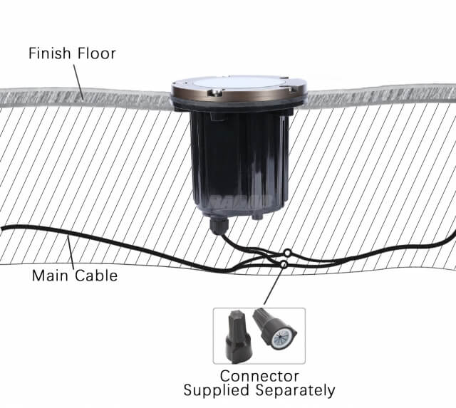 Cast Brass Clear Cover In-Ground Light (Available in 2700K & 3000K)