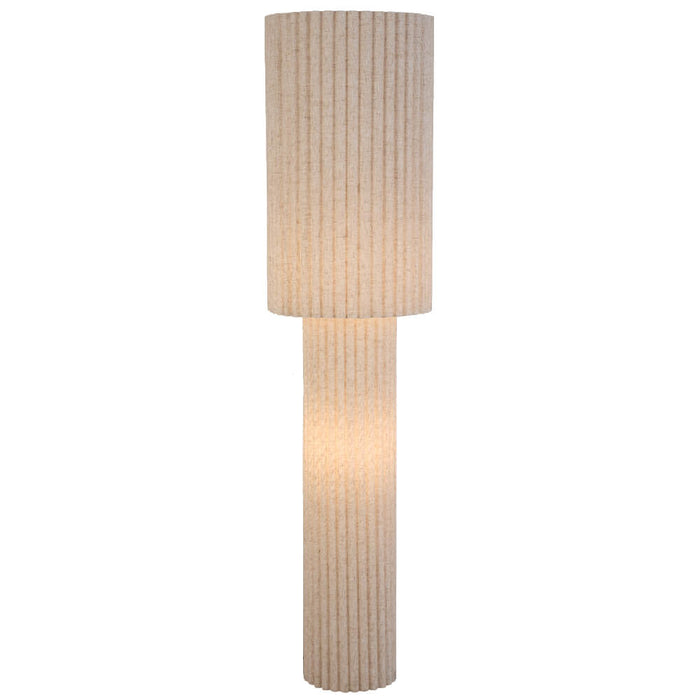 ALCONA: Pendant Lamp Wrapped in Textured Fabric (Available in Black, Beige & Green)