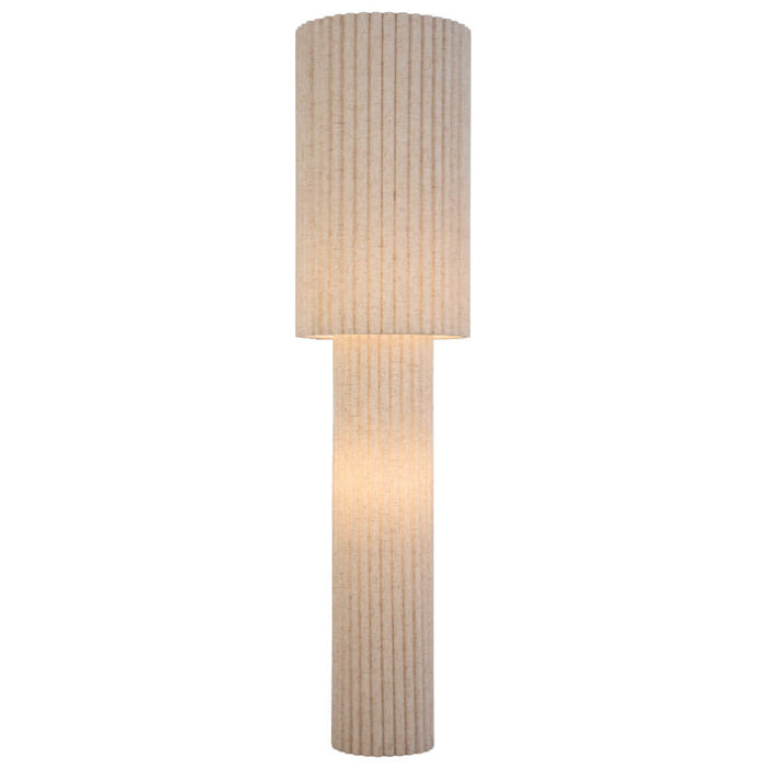 ALCONA: Pendant Lamp Wrapped in Textured Fabric (Available in Black, Beige & Green)
