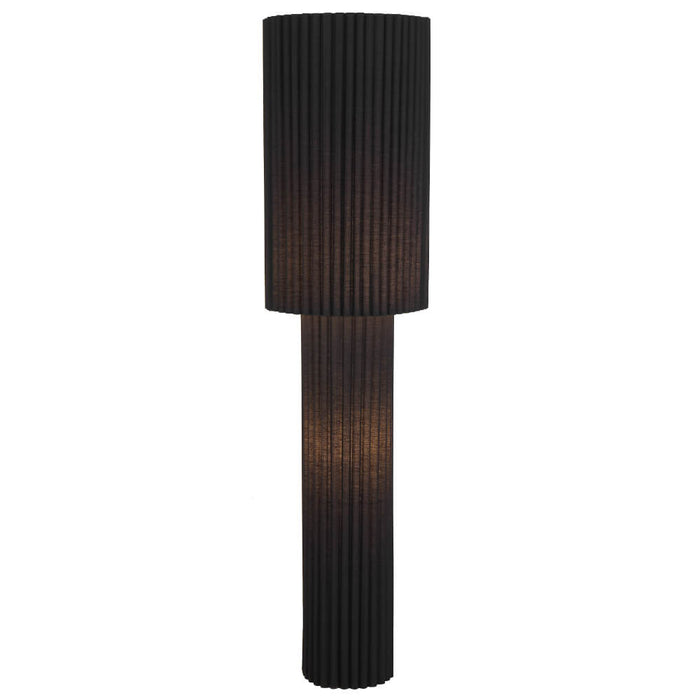 ALCONA: Pendant Lamp Wrapped in Textured Fabric (Available in Black, Beige & Green)