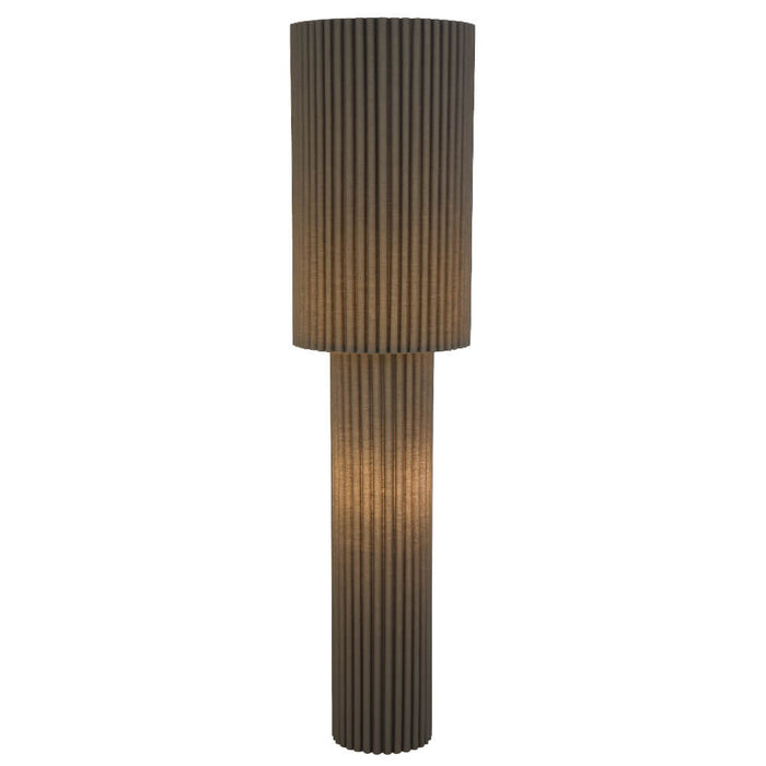 ALCONA: Pendant Lamp Wrapped in Textured Fabric (Available in Black, Beige & Green)