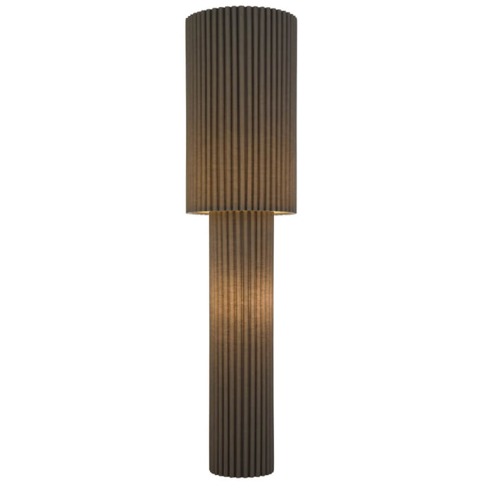 ALCONA: Pendant Lamp Wrapped in Textured Fabric (Available in Black, Beige & Green)