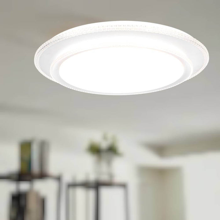 ALTEZ: 50cm 3CCT 48W Dimmable LED Oyster Light