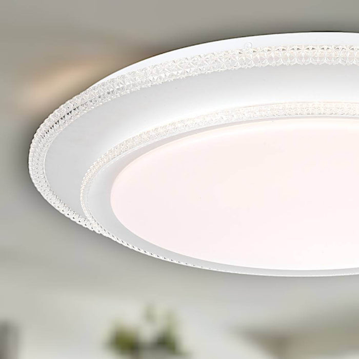 ALTEZ: 50cm 3CCT 48W Dimmable LED Oyster Light