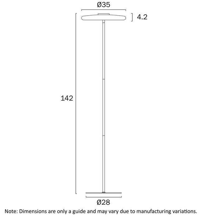 AMITY: Modern Contemporary Glass Floor Lamp (Available Opal, Amber & Smoke)