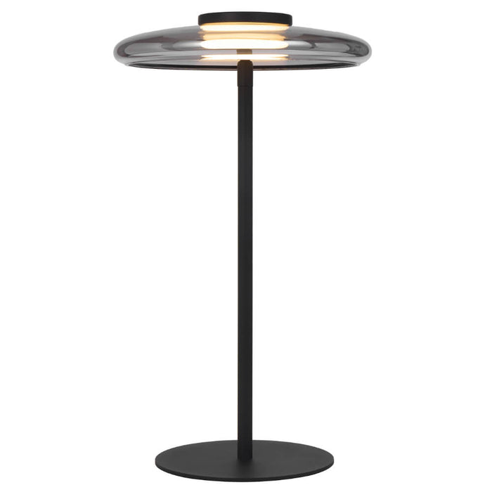 AMITY: Modern Contemporary Glass Table Lamp (Available Opal, Amber & Smoke)
