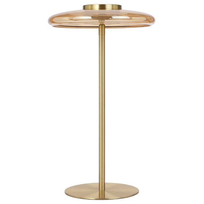 AMITY: Modern Contemporary Glass Table Lamp (Available Opal, Amber & Smoke)