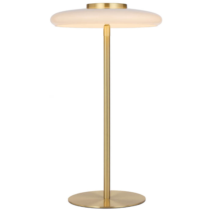 AMITY: Modern Contemporary Glass Table Lamp (Available Opal, Amber & Smoke)