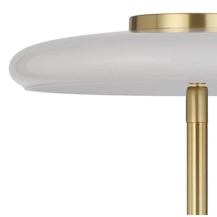 AMITY: Modern Contemporary Glass Table Lamp (Available Opal, Amber & Smoke)