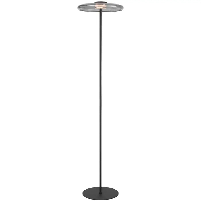 Telbix AMITY: Modern Contemporary Glass Floor Lamp (Available Opal, Amber & Smoke)