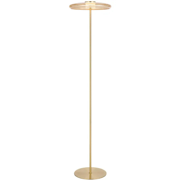 AMITY: Modern Contemporary Glass Floor Lamp (Available Opal, Amber & Smoke)