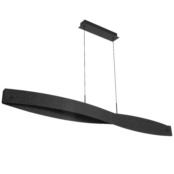 AREZZO: Modern Industrial  LED Pendant Light (Available in Black & Silver| 150cm & 240cm)