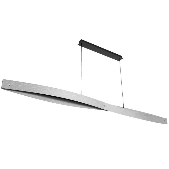 AREZZO: Modern Industrial  LED Pendant Light (Available in Black & Silver| 150cm & 240cm)