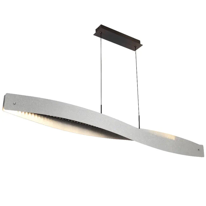 AREZZO: Modern Industrial  LED Pendant Light (Available in Black & Silver| 150cm & 240cm)