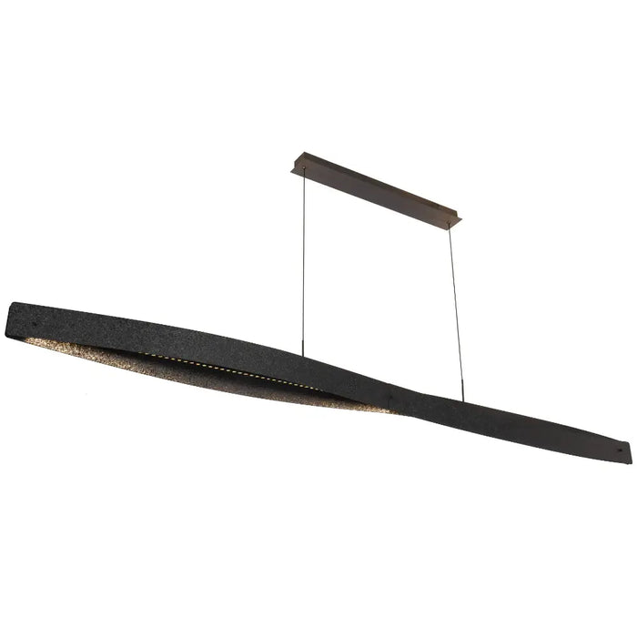 AREZZO: Modern Industrial  LED Pendant Light (Available in Black & Silver| 150cm & 240cm)