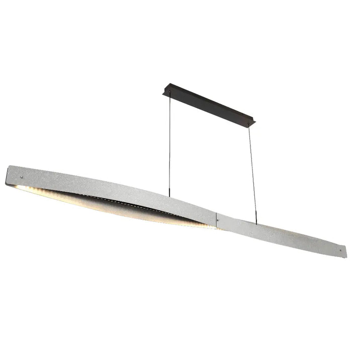 AREZZO: Modern Industrial  LED Pendant Light (Available in Black & Silver| 150cm & 240cm)