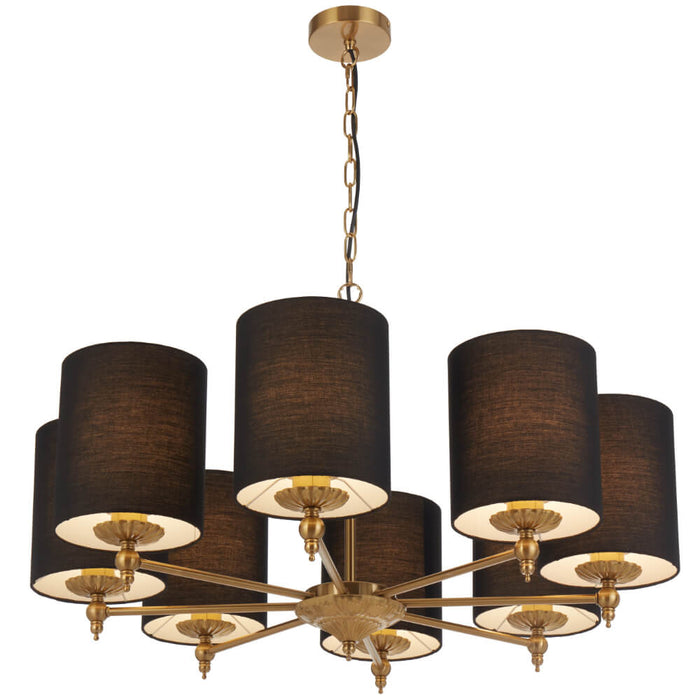 ARGOS: Modern Pendant Light with Cylindrical Shade (Available in 3 Light, 5 Light & 8 Light)