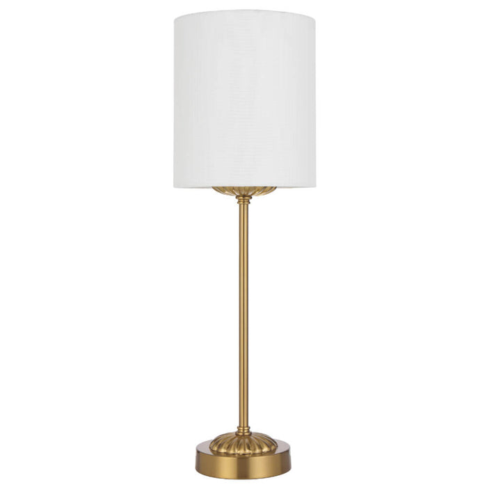 ARGOS: Modern Cylindrical Shade Table Lamp (Available in Black & Ivory)