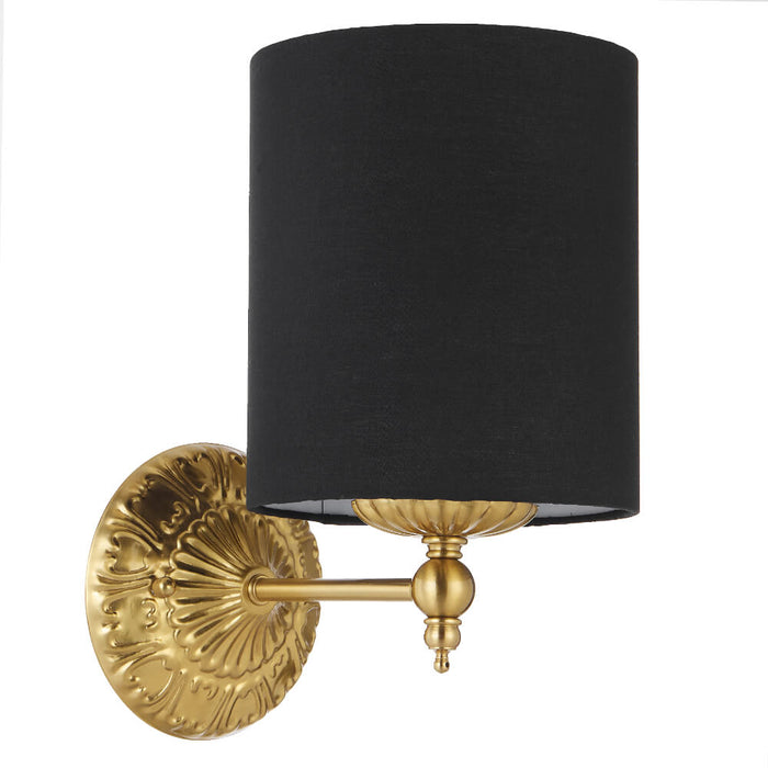 ARGOS: Modern Cylindrical Shade Wall Light (Available in Black & Ivory)