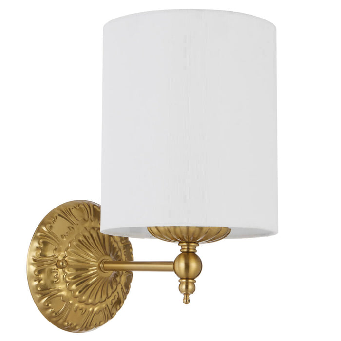 ARGOS: Modern Cylindrical Shade Wall Light (Available in Black & Ivory)