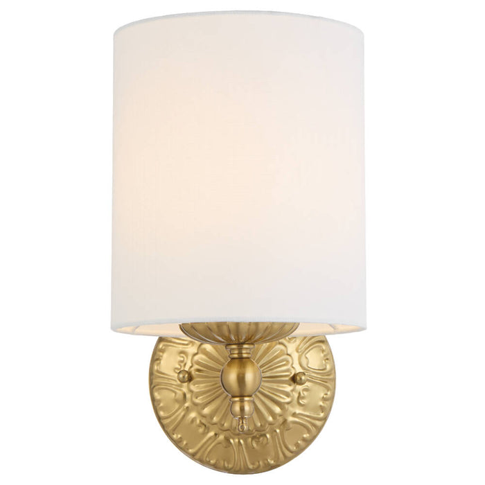 ARGOS: Modern Cylindrical Shade Wall Light (Available in Black & Ivory)