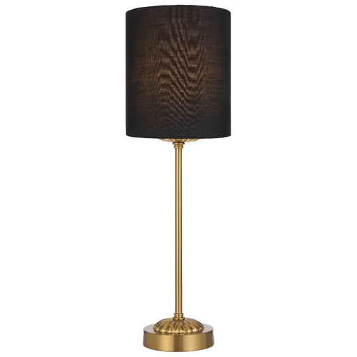 Telbix ARGOS: Modern Cylindrical Shade Table Lamp (Available in Black & Ivory)