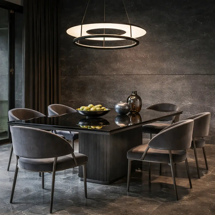 ARIVA: 3CCT Contemporary LED Ring Pendant Light (Available in 62cm, 80cm & 106cm)