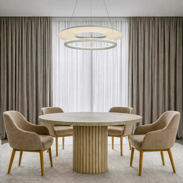 ARIVA: 3CCT Contemporary LED Ring Pendant Light (Available in 62cm, 80cm & 106cm)