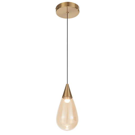 Telbix ATICO: Minimalist 1 Light Glass Pendant Light (Available in Smoke & Champagne)