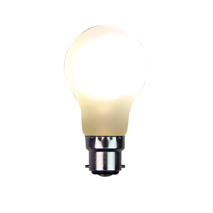 6W B22 Dimmable A60 Frosted LED Globe (Avail in 2700K & 4000K)