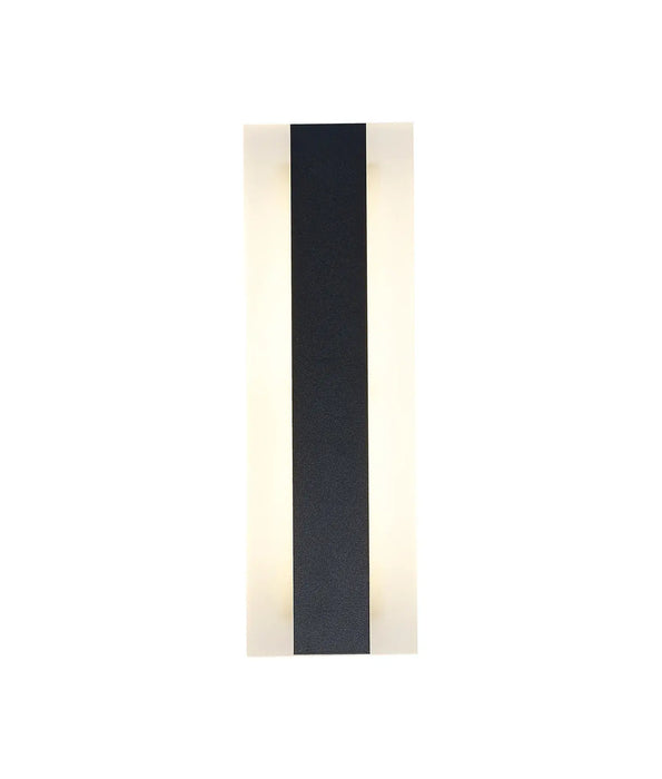 BANDA: Rectangular LED Tri-CCT IP65 Wall Lights with Frosted Diffuser (Available in Black & White)