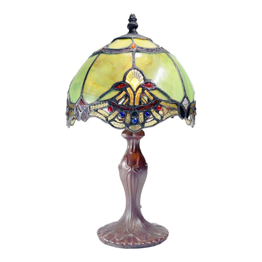 G&G Bros BENITA: Jade Leadlight Table Lamp (Avail in 3 Sizes)