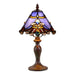 G&G Bros BENITA: Periwinkle Leadlight Table Lamp (Avail in 3 Sizes)