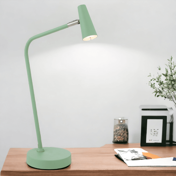 BEXLEY: Modern Minimalist Metal LED Table Lamp (Available in Black, Green & White)