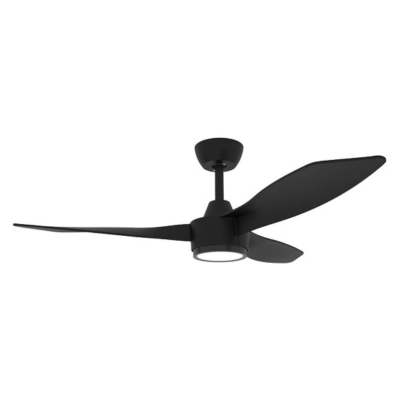 BLAST: Modern DC Ceiling Fan with Optional 18W LED CCT Switchable Light (Avail in Black and White, 48in. & 52in.)