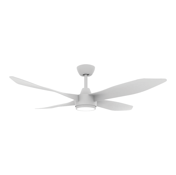 BLAST: Modern DC Ceiling Fan with Optional 18W LED CCT Switchable Light (Avail in Black and White, 48in. & 52in.)
