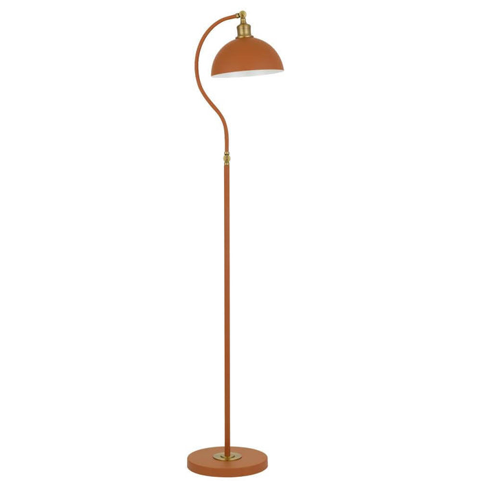 BREVIK: Metal Floor Lamp with Adjustable Shades (Available in Green, Black, Orange & Beige)