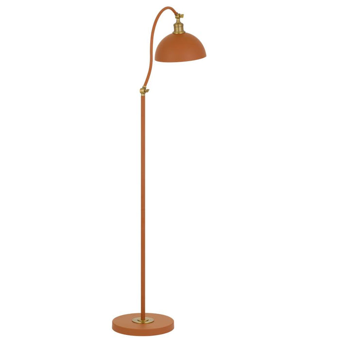 BREVIK: Metal Floor Lamp with Adjustable Shades (Available in Green, Black, Orange & Beige)